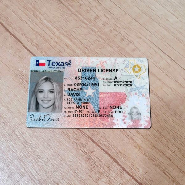 Texas Fake driver license
