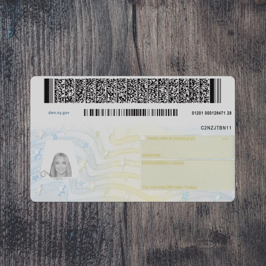 Customizable New York Driver License Template