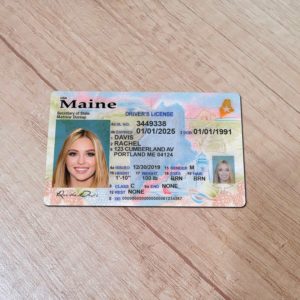 Maine Fake driver license