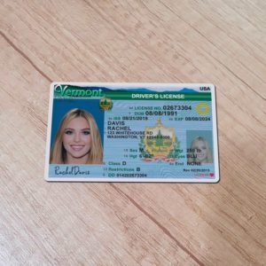 Vermont Fake driver license
