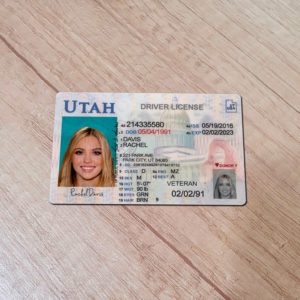 Utah Fake driver license