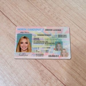 North Carolina Fake driver license