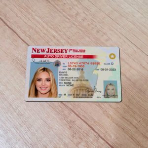 New Jersey Fake driver license
