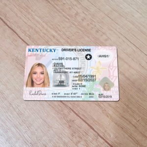 Kentucky Fake driver license