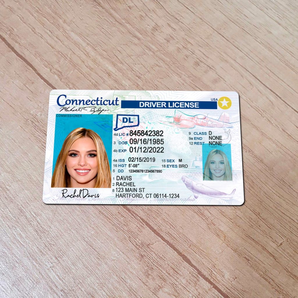 High-Quality Connecticut Driver License Template