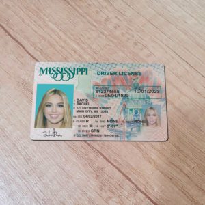 Mississippi Fake driver license