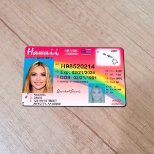 Hawaii Fake driver license