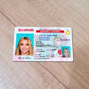 Illinois Fake driver license