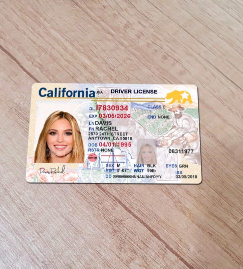 california Fake driver license